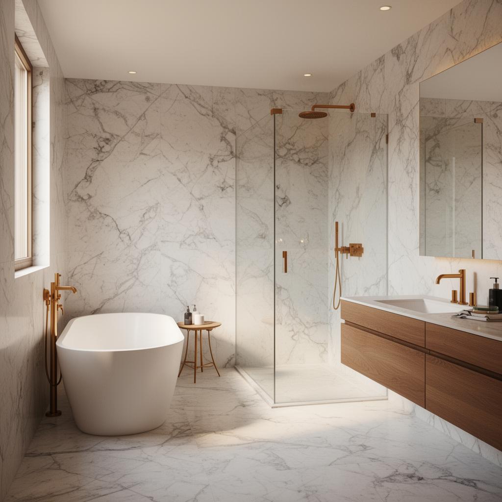 After — Primary Bath — Mill Valley
